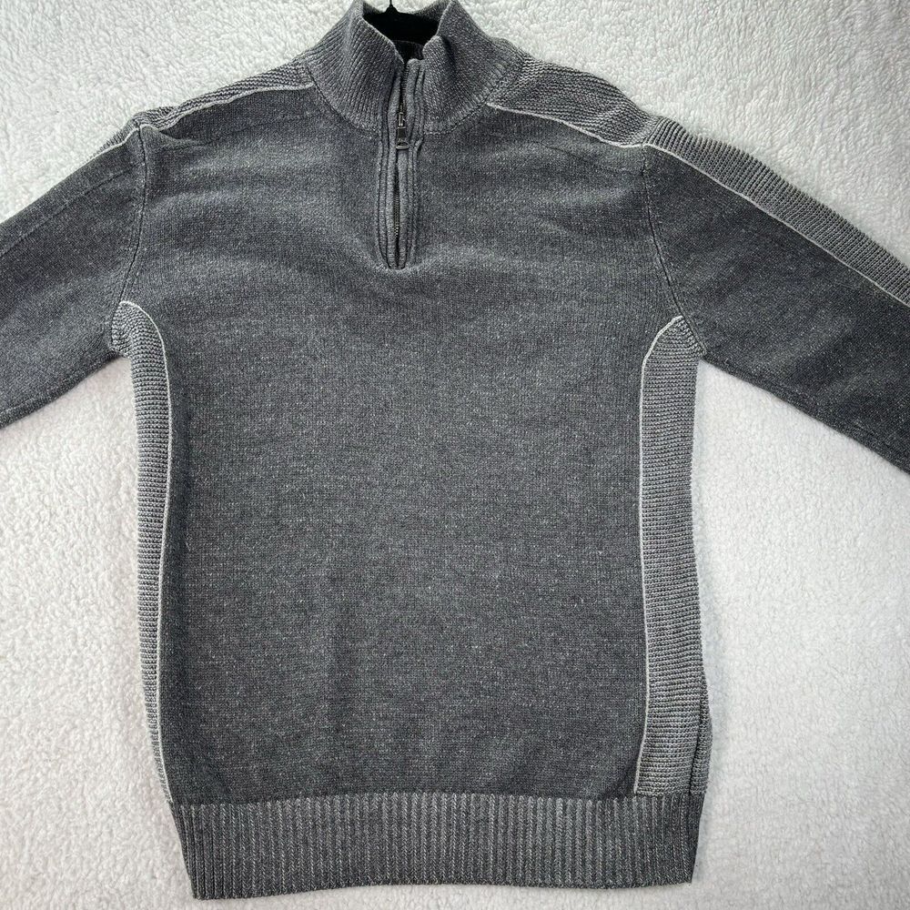 BKE Buckle‎ Size M Style: SYP2-272TBK 1/4 Zip Charcoal Gray